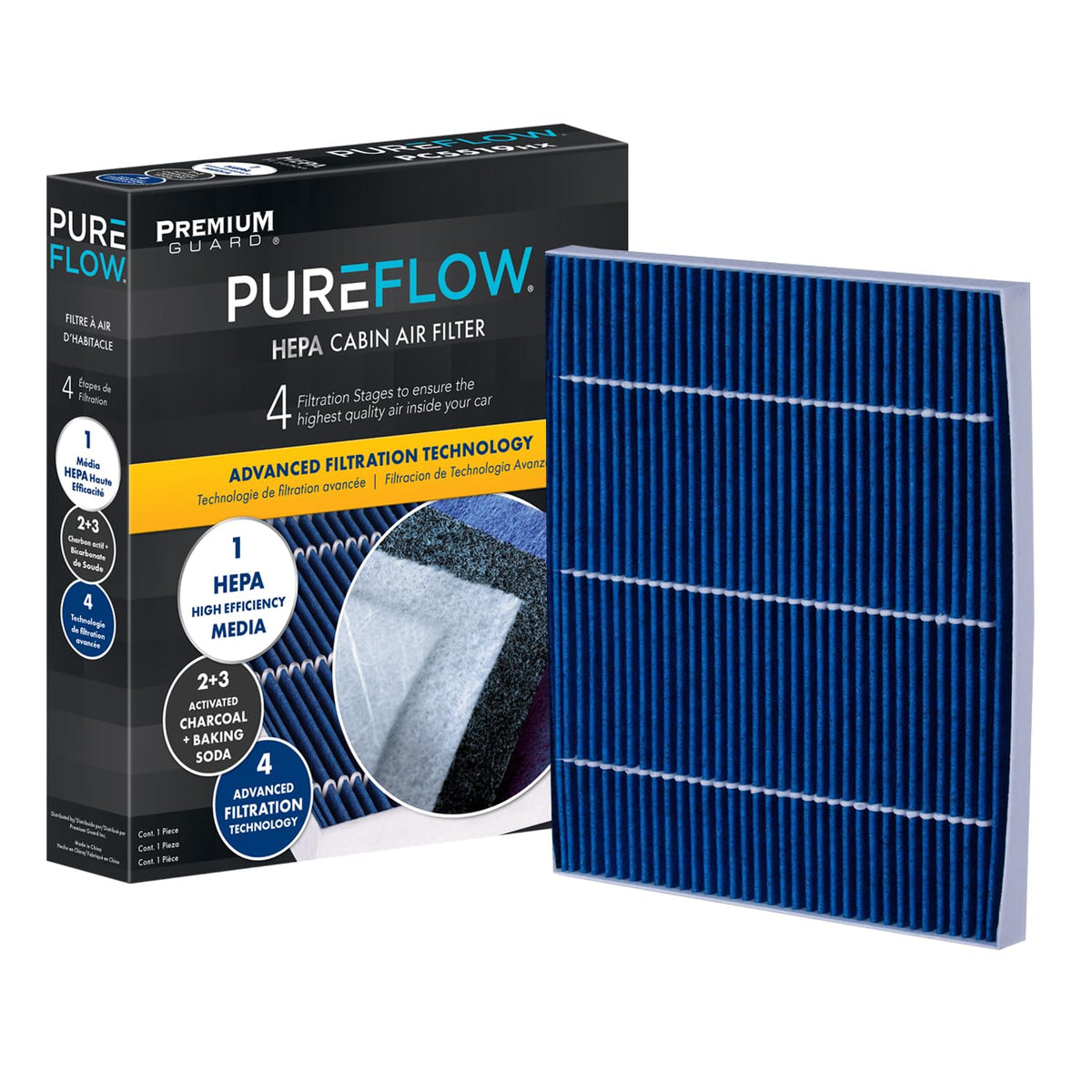 Premium Guard front packaging showing filter and branding for easy identification