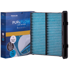 Premium Guard PureFlow installed in glovebox showing easy replacement benefit