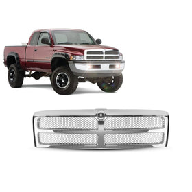 Premium Pickup Part chrome grille front view showing clean fit and refreshed appearance