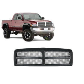 Premium Pickup Part front grille front view showing sleek all-black styling and improved curb appeal