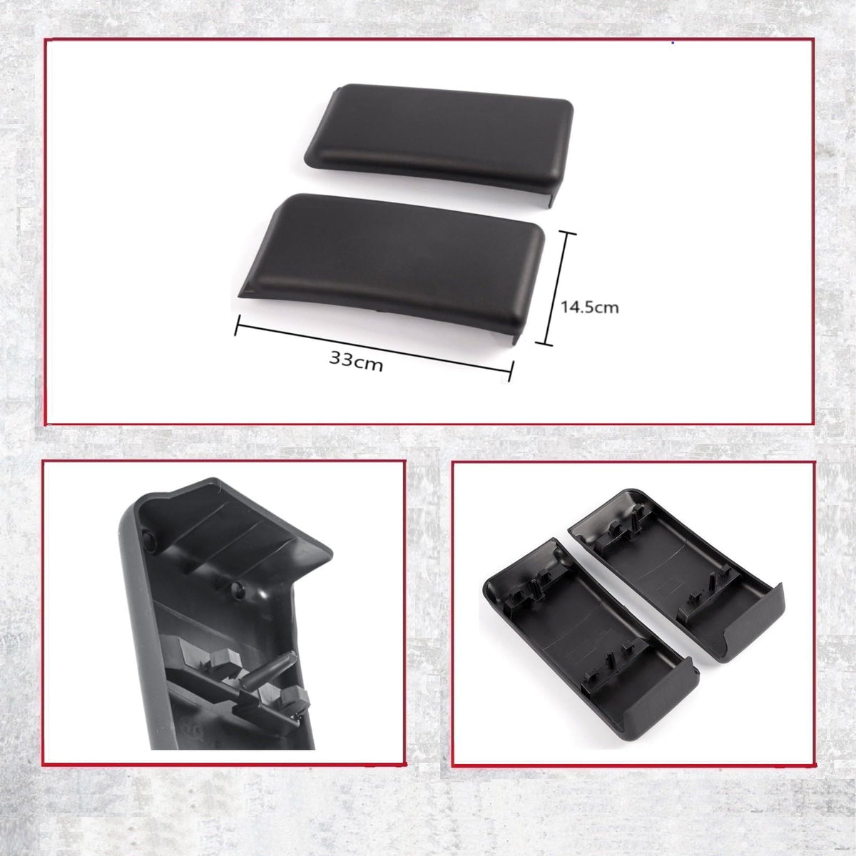 Premium Pickup Part side profile with scale showing exact fitment and correct depth