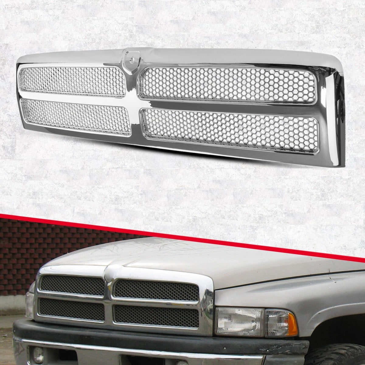 Premium Pickup Part side profile showing precise fitment with truck bumper