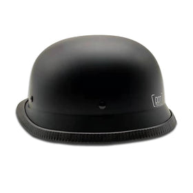 Pretoee helmet beside hand for size comparison showing compact, lightweight advantage