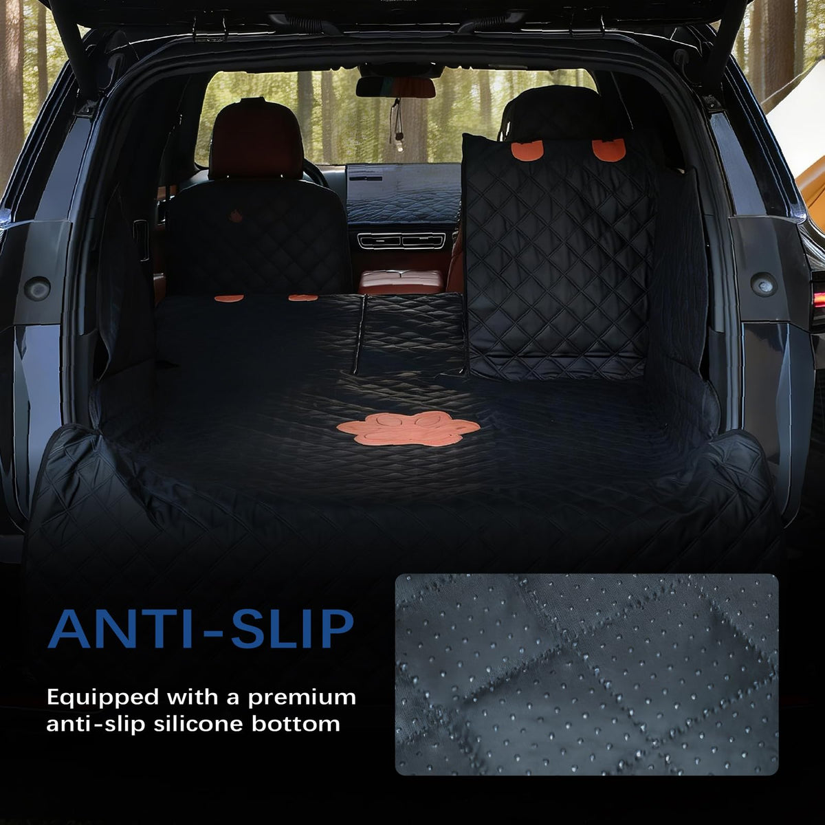 PREWERK bumper protector detail preventing scratches while loading pets or gear