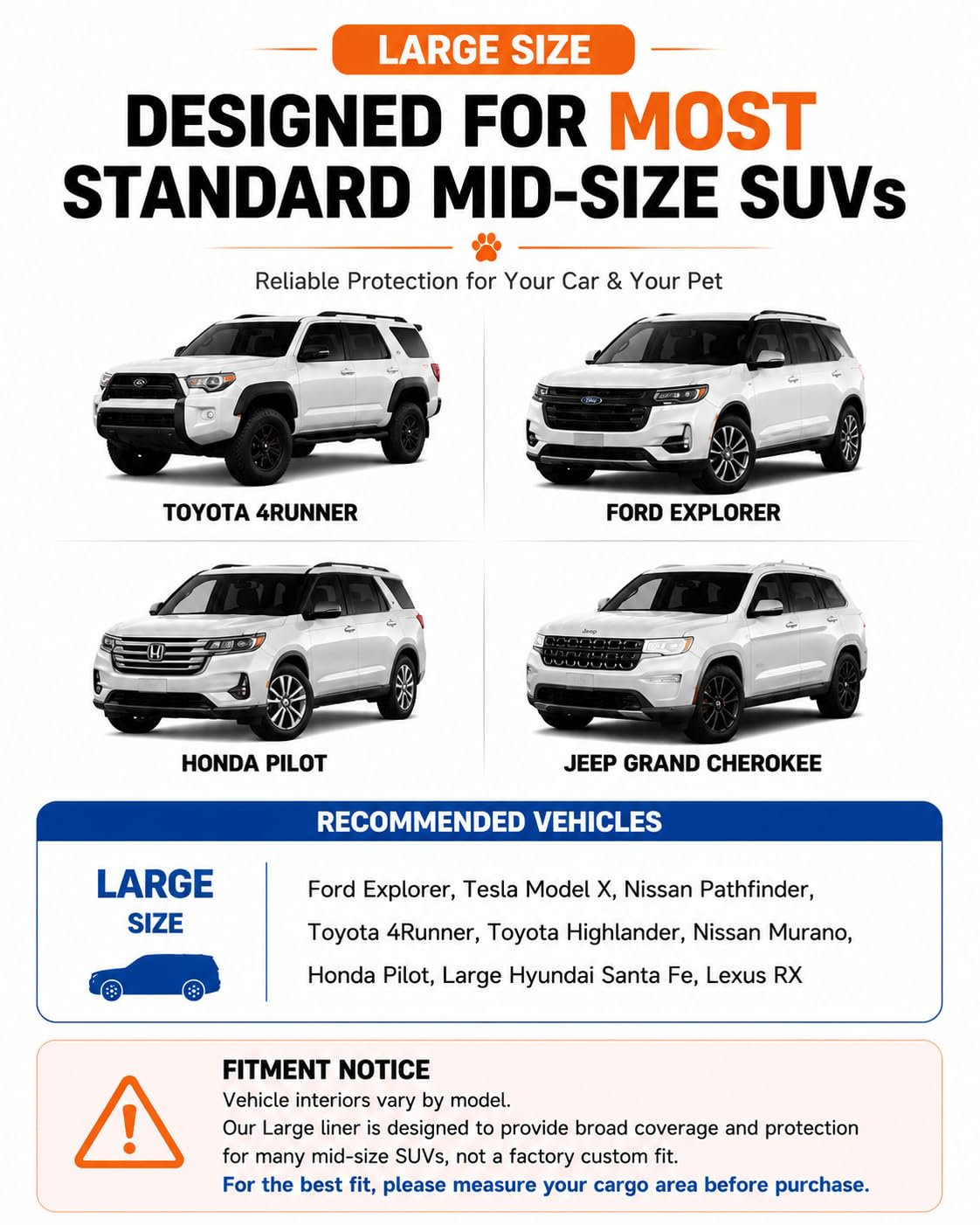PREWERK installed in three-row SUV to demonstrate size and fit versatility