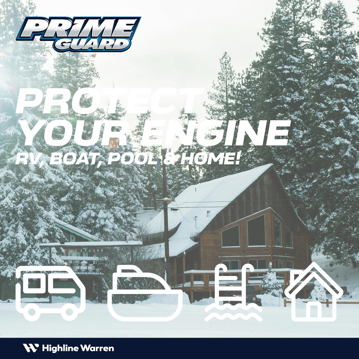 Prime Guard being poured into RV hose showing easy application and coverage