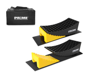 PR1ME front view of the two leveling blocks in kit showing complete pack and benefits