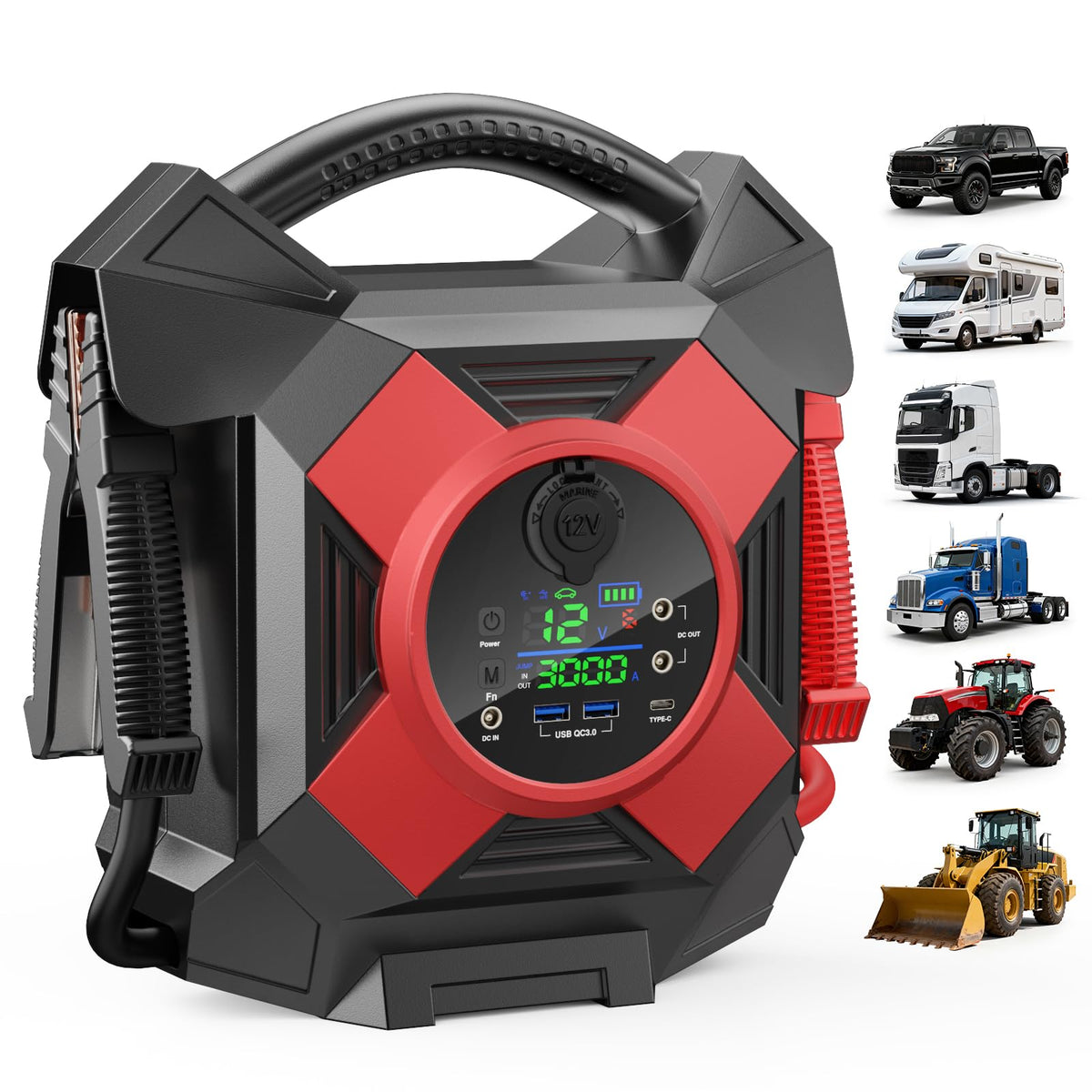 Primedura DM1264 front unit showing rugged case and handle for dependable transport