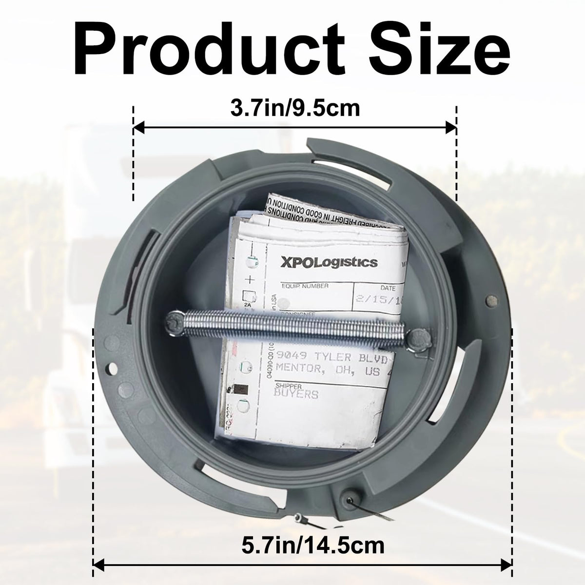 PRINIC side profile highlighting slim ABS body and mounting clearance advantage