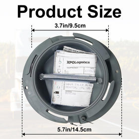 PRINIC side profile highlighting slim ABS body and mounting clearance advantage