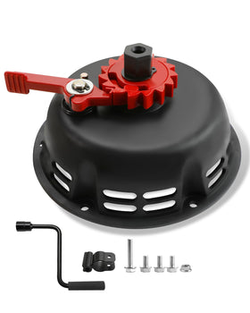 Prismora front assembly mounted view showing durable construction and easy access