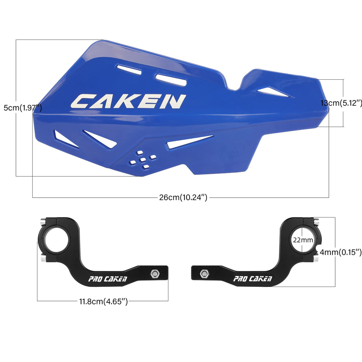 PRO CAKEN aluminum bracket close-up highlights sturdy CNC-forged strength