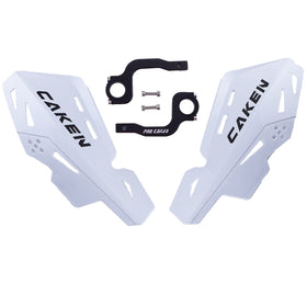 PRO CAKEN front view of hand guards showing compact protective shield and improved safety
