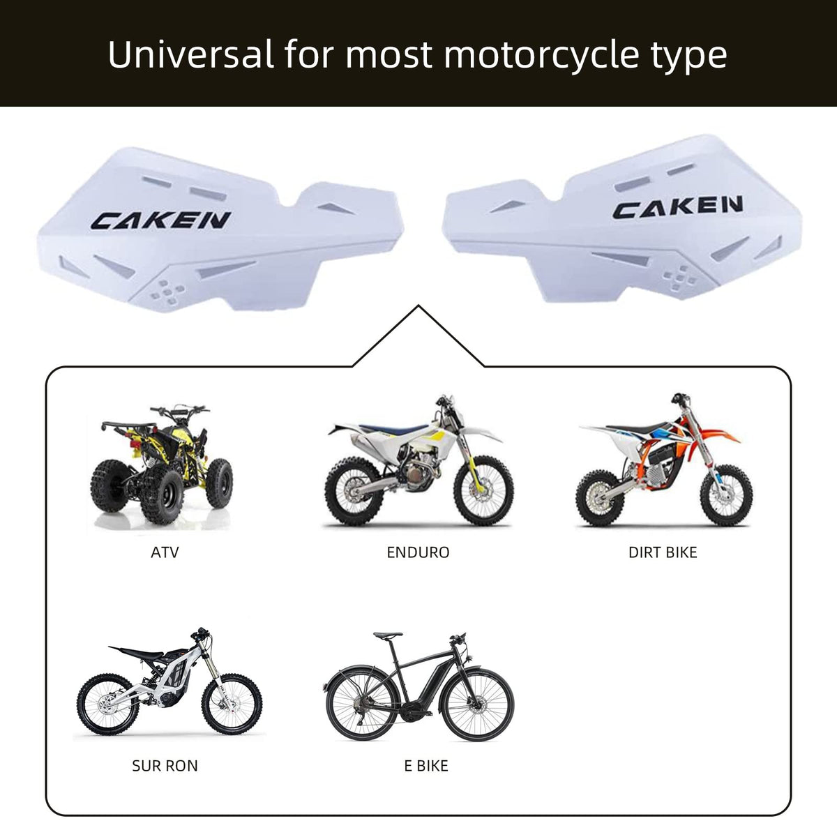 PRO CAKEN commuter riding with guards showing comfort and weather protection