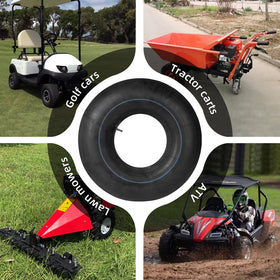 PRO CAKEN tube on a utility cart at a yard work site illustrating dependable performance