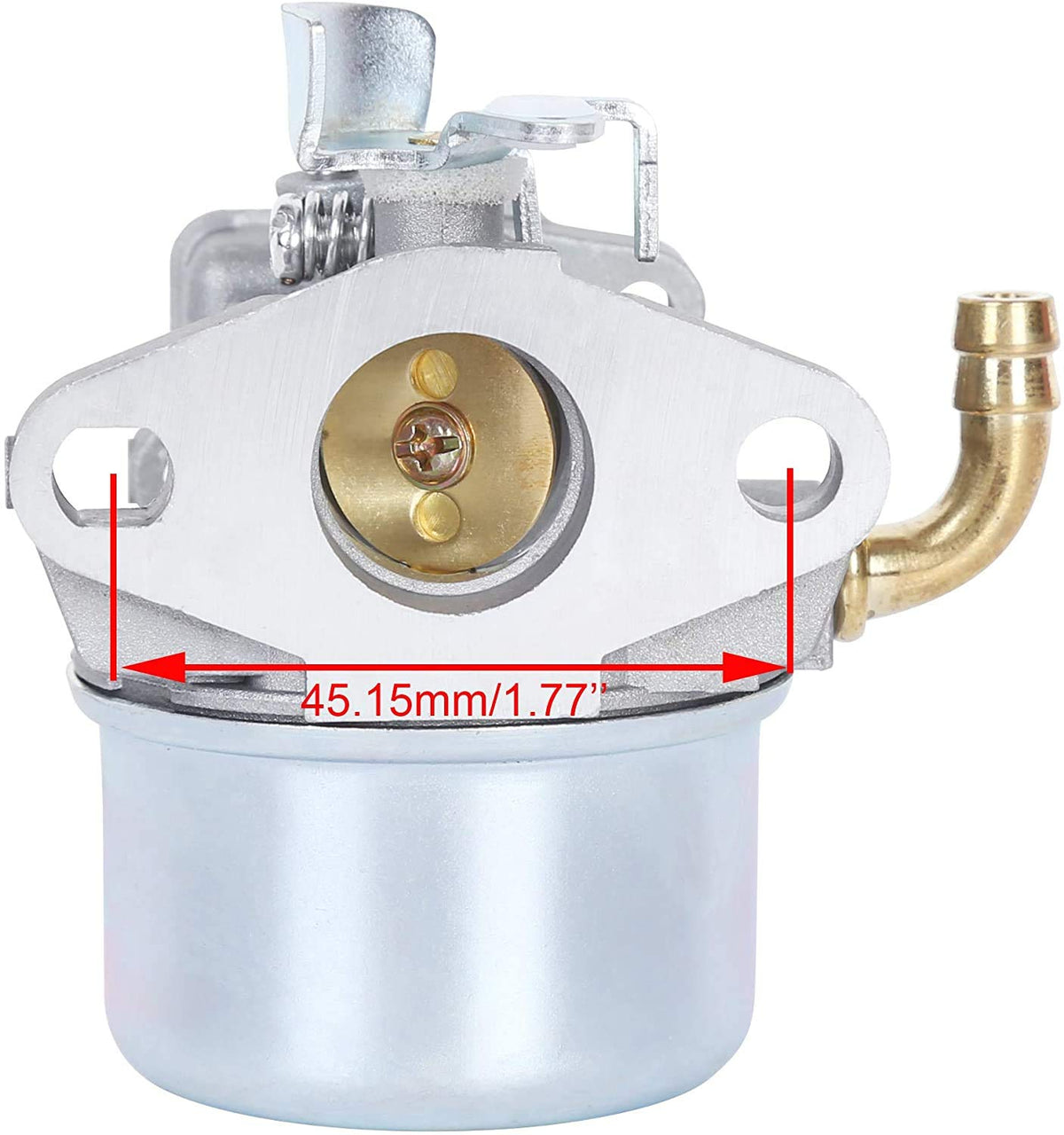 Pro Chaser carburetor close-up of throttle and choke hardware for accurate control