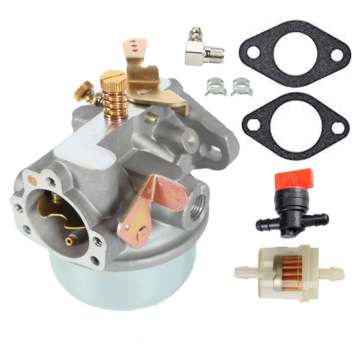 Pro Chaser carburetor front view showing mounting flanges and ports for easier fit confirmation