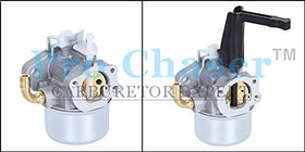 Pro Chaser carburetor on a workbench during installation illustrating straightforward DIY replacement