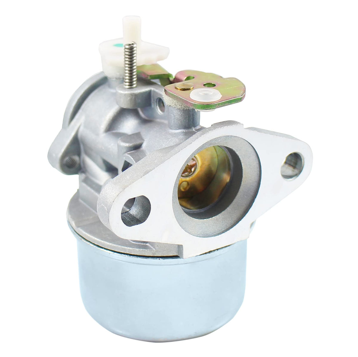 Pro Chaser carburetor next to ruler for scale showing compact replacement size