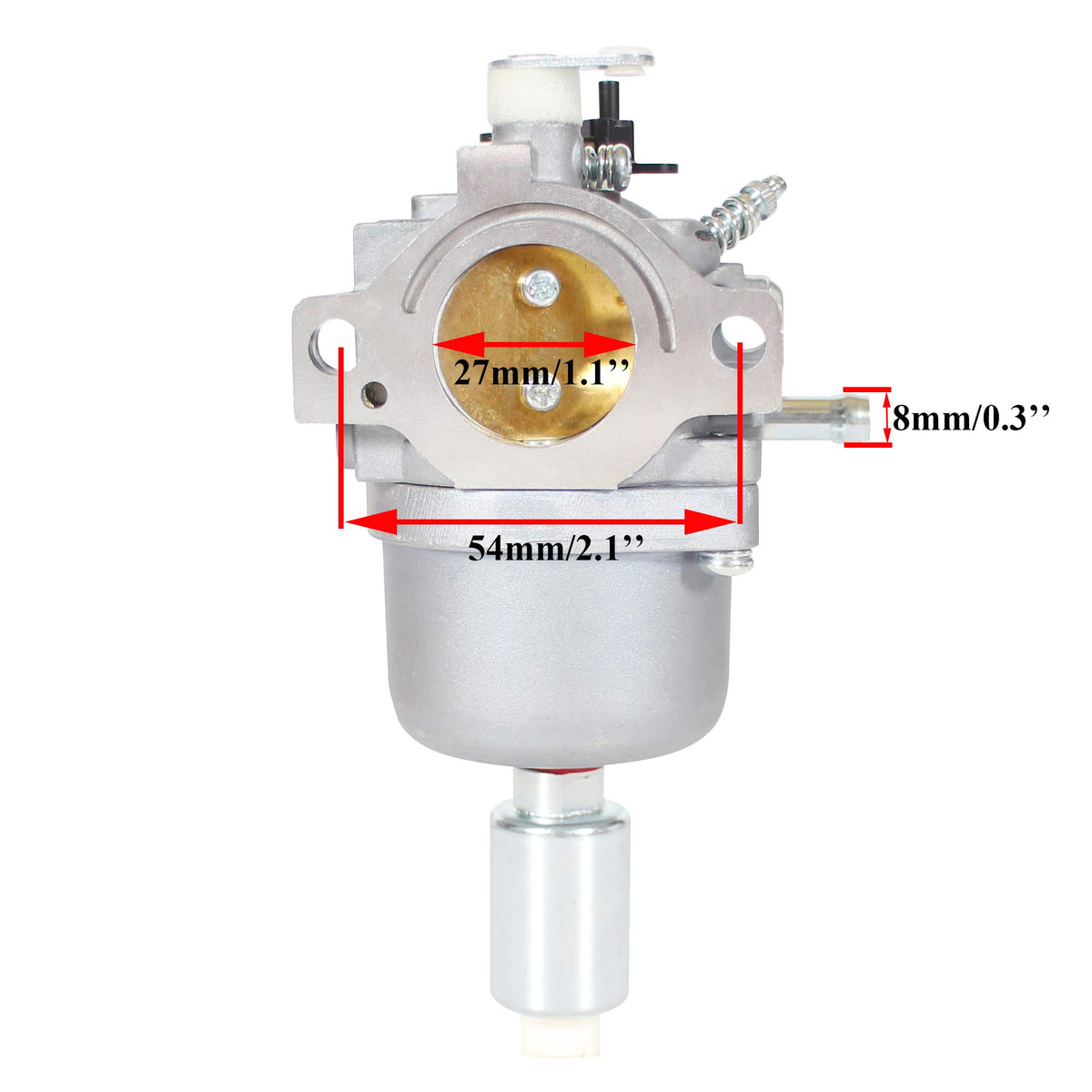 Pro Chaser carburetor side detail highlighting casting and machining quality