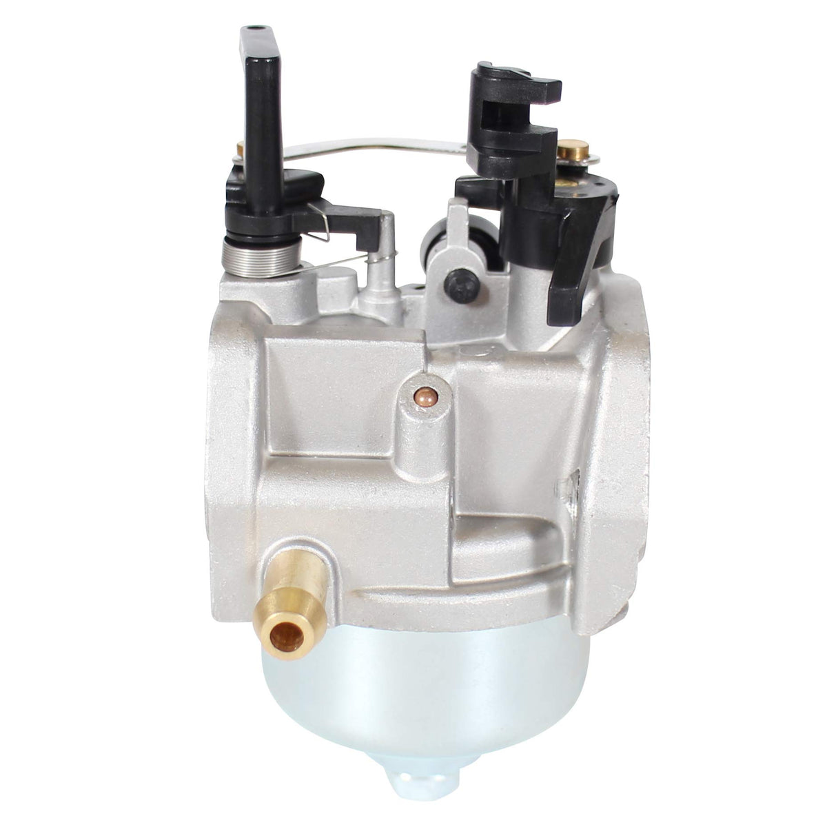 Pro Chaser carburetor side profile illustrating correct inlet and outlet positions