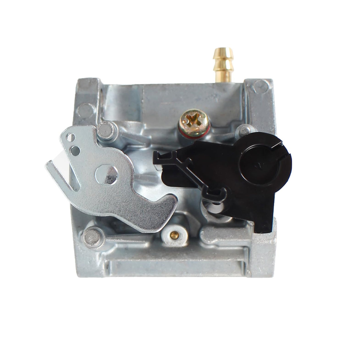 Pro Chaser carburetor next to spark plug for size reference and quick comparison