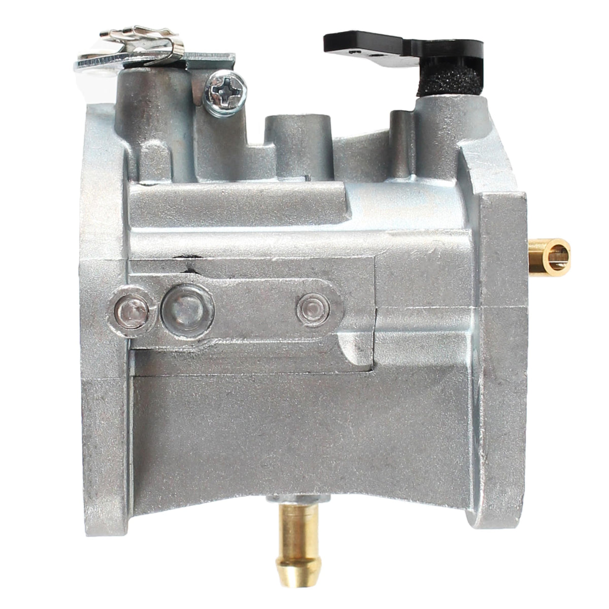 Pro Chaser carburetor next to ruler size comparison to confirm correct dimensions