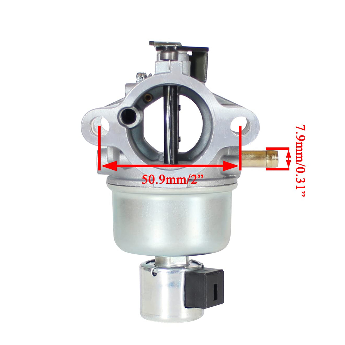 Pro Chaser carburetor top detail highlighting choke and mounting points for precise fit