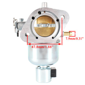 Pro Chaser carburetor top detail highlighting throttle bore and choke link for easy inspection