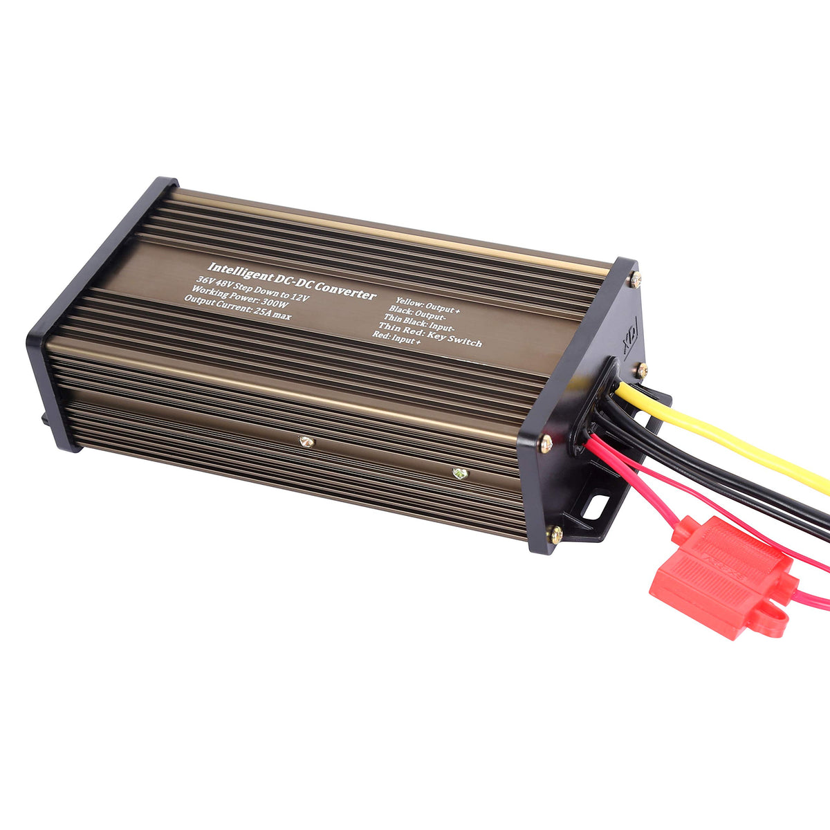 Pro Chaser front view mounted showing connectors and compact design benefit