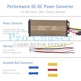 Pro Chaser color-coded wiring harness detail with labeled leads for simplified safe installation