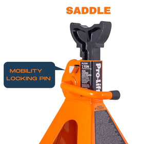 Pro-LifT PL3300 wide pyramid base showing improved balance and ground contact