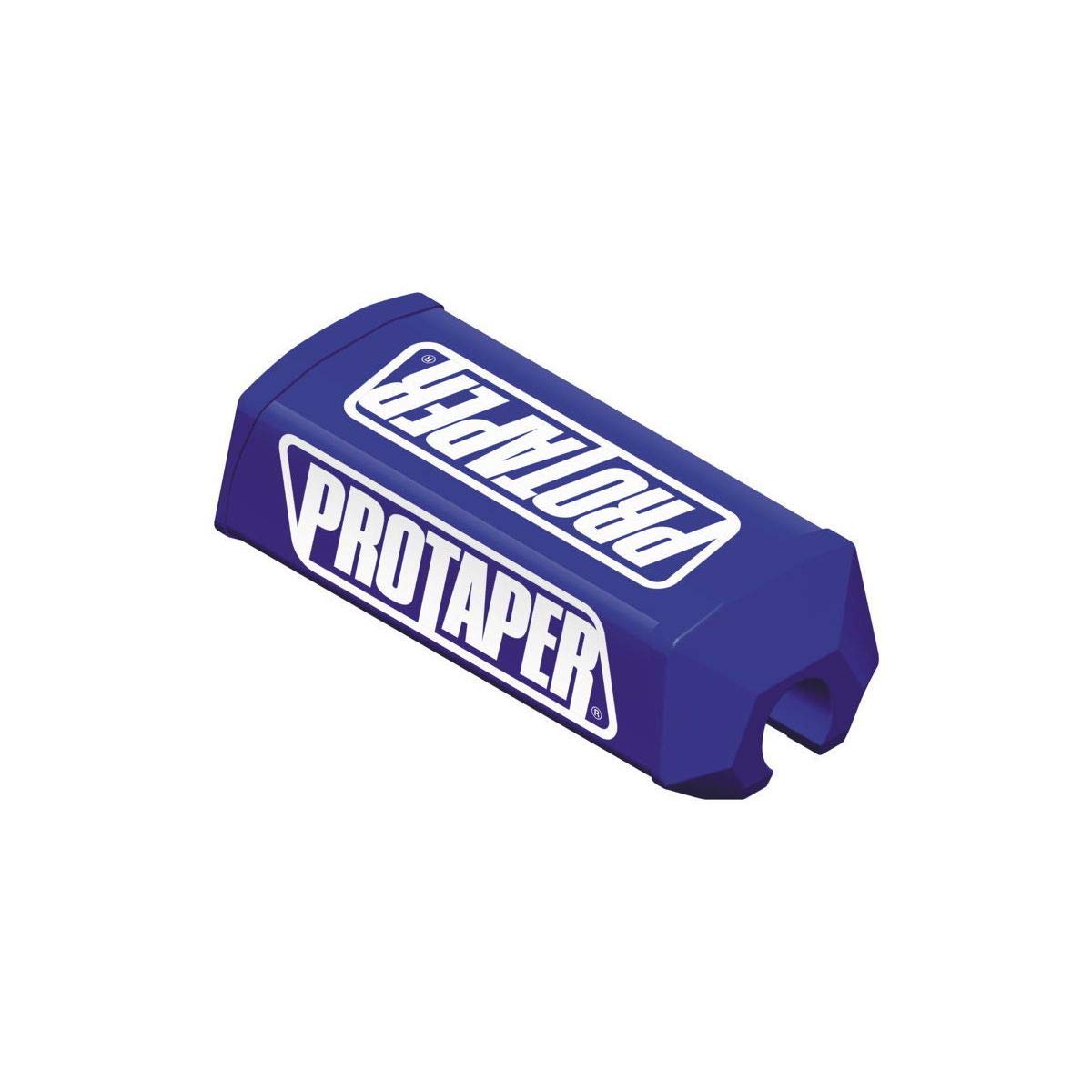 Pro Taper square bar pad front view shows Race Blue finish and durable protection