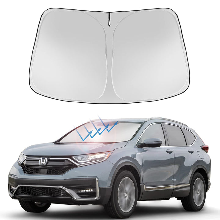 Proadsy front view installed on CRV windshield reducing glare