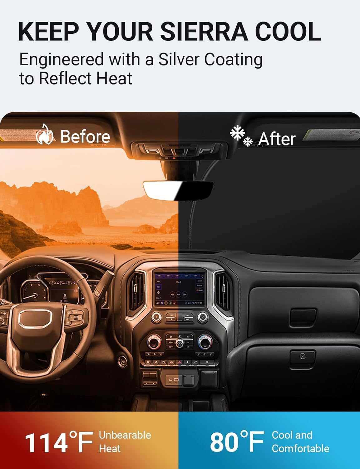 Proadsy fabric close-up showing reflective polyester texture that deflects sun