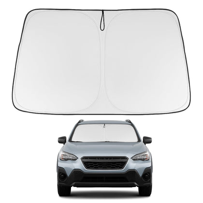 Proadsy front packaged shade showing fit and compact storage benefit