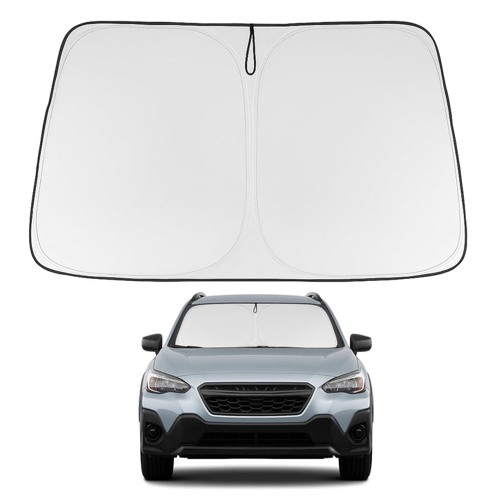 Proadsy front packaged shade showing fit and compact storage benefit