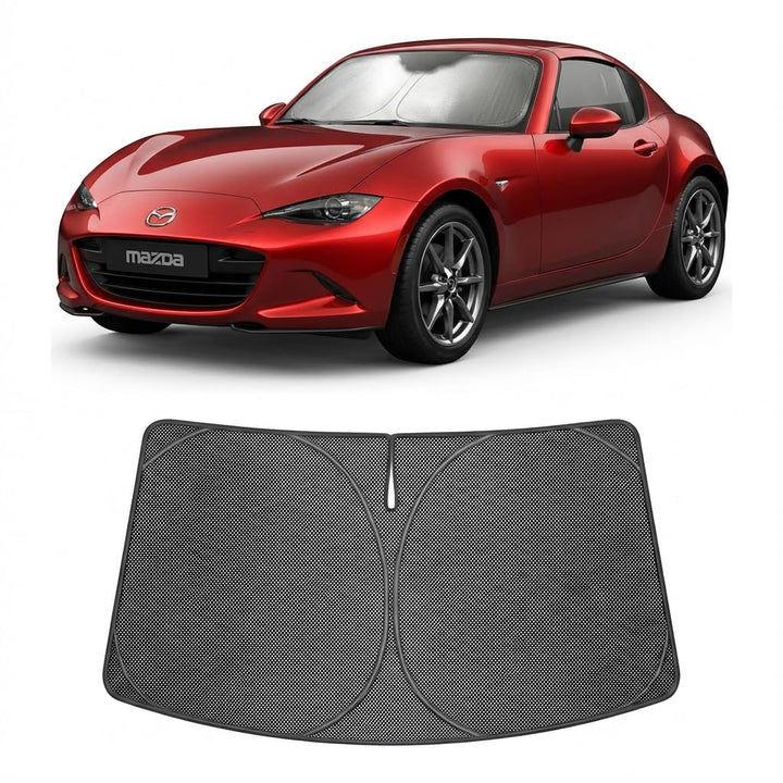Proadsy front packaging showing fit for Mazda MX-5 Miata and clear benefits