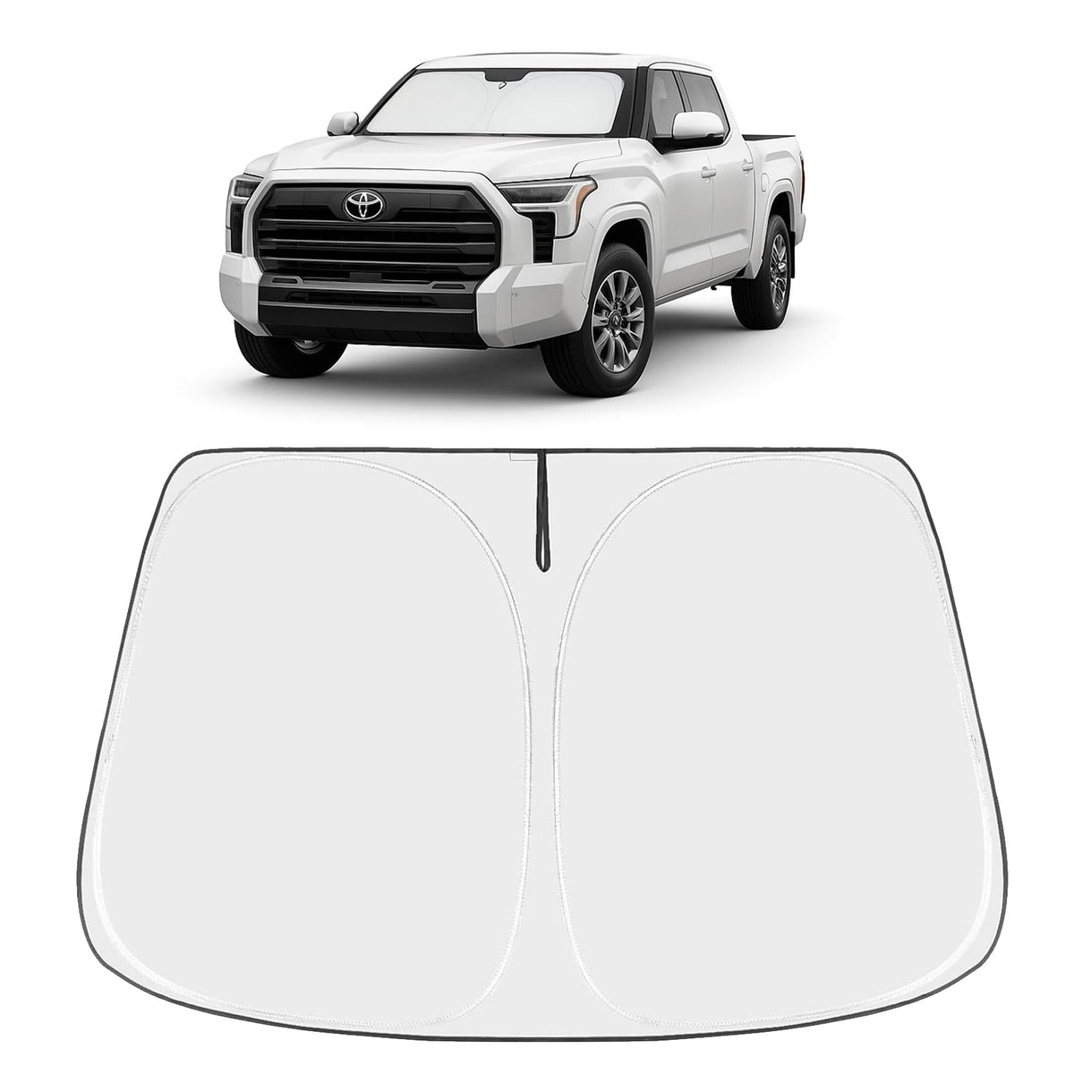 Proadsy front packaging showing fit for Toyota Sequoia and Tundra, clear model labeling