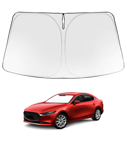Proadsy Mazda 3 front packaging showing product and fit benefit