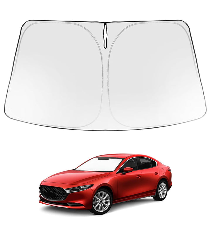 Proadsy Mazda 3 front packaging showing product and fit benefit