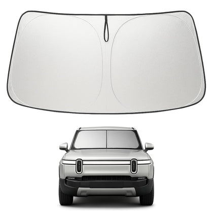 Proadsy front packaging showing custom fit for Rivian R1S and clear benefit