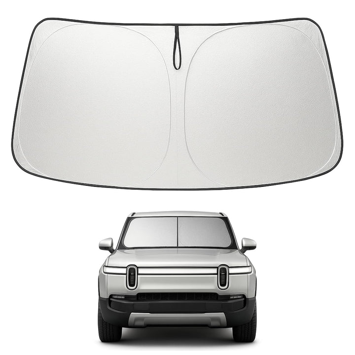 Proadsy front packaging showing custom fit for Rivian R1S and clear benefit