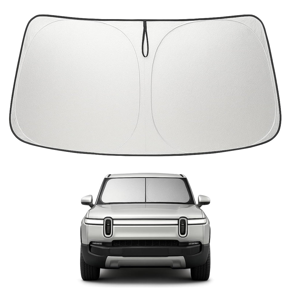 Proadsy front packaging showing custom fit for Rivian R1S and clear benefit