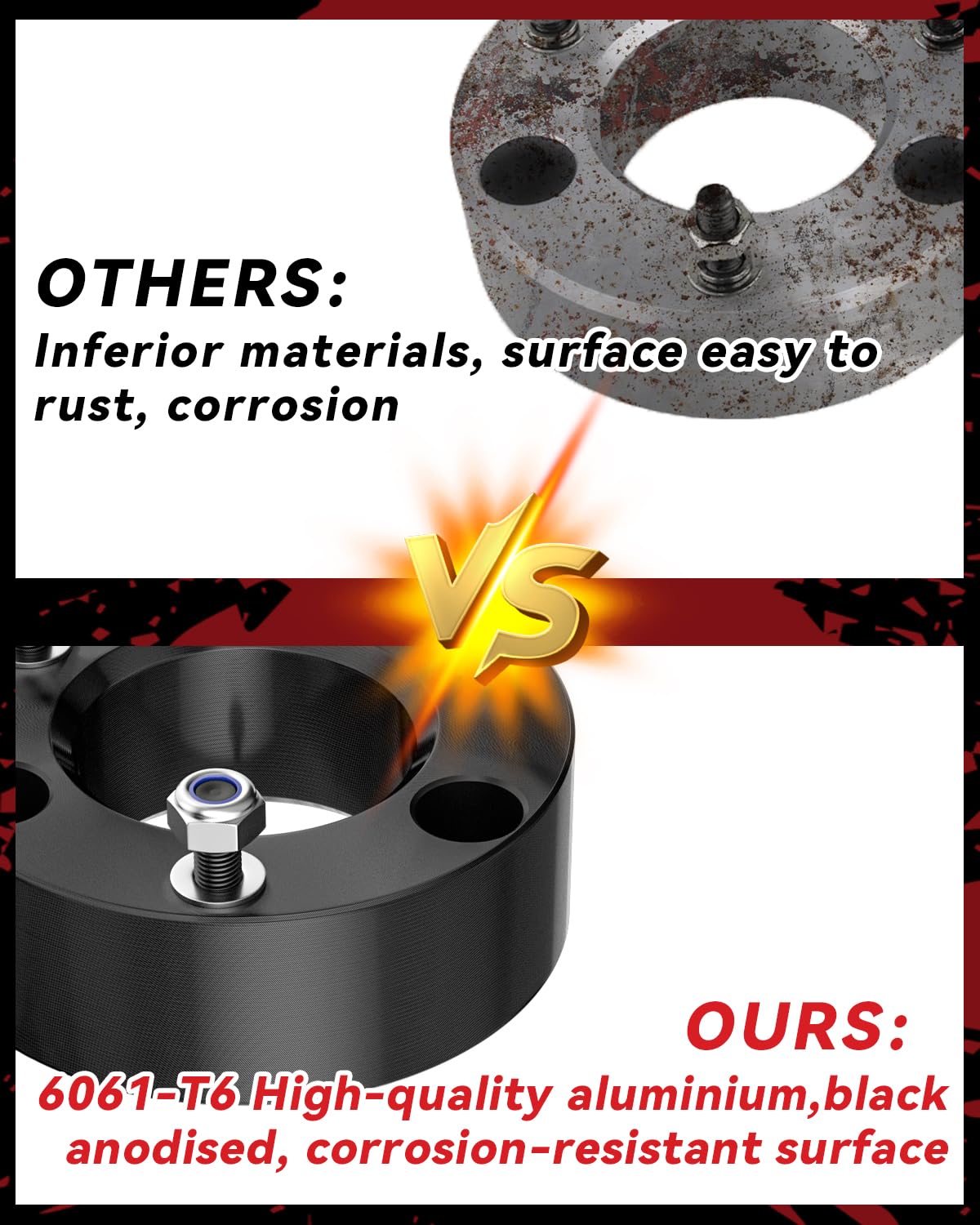 PROEZE anodized finish texture close view showing corrosion protection benefit
