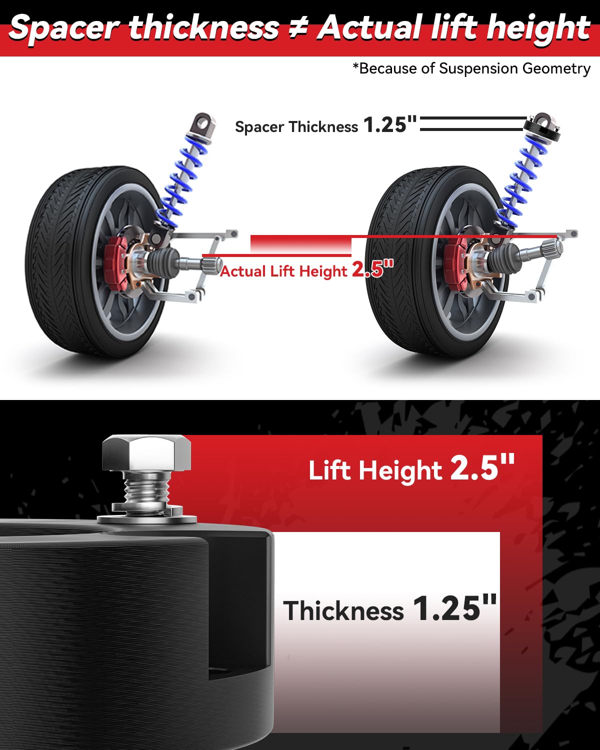 PROEZE installed on Tacoma front showing leveled stance and increased ground clearance