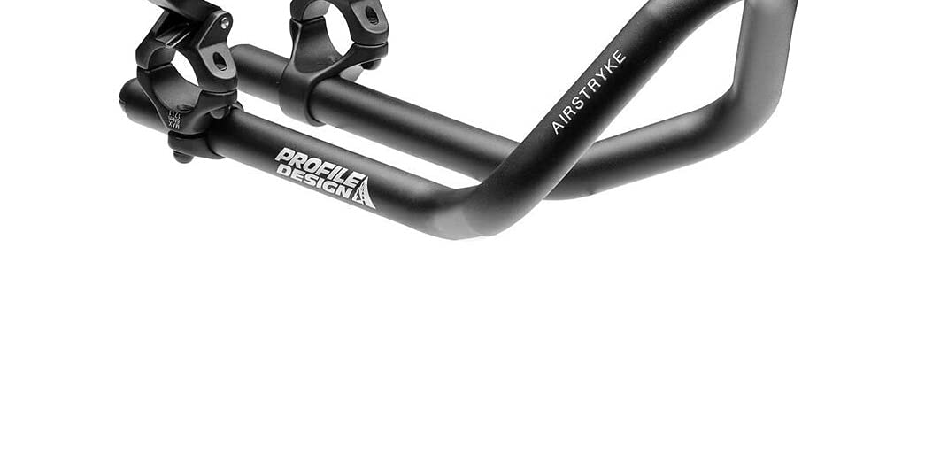 Profile Design Airstryke V2 in use on road bike showing aero position benefit