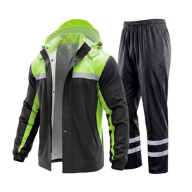 ProHydra front view of jacket and pants showing full waterproof coverage and fit