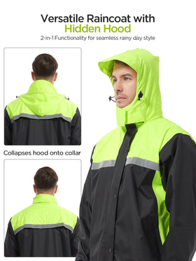 ProHydra stowed hood with visor offering quick protection and convenience