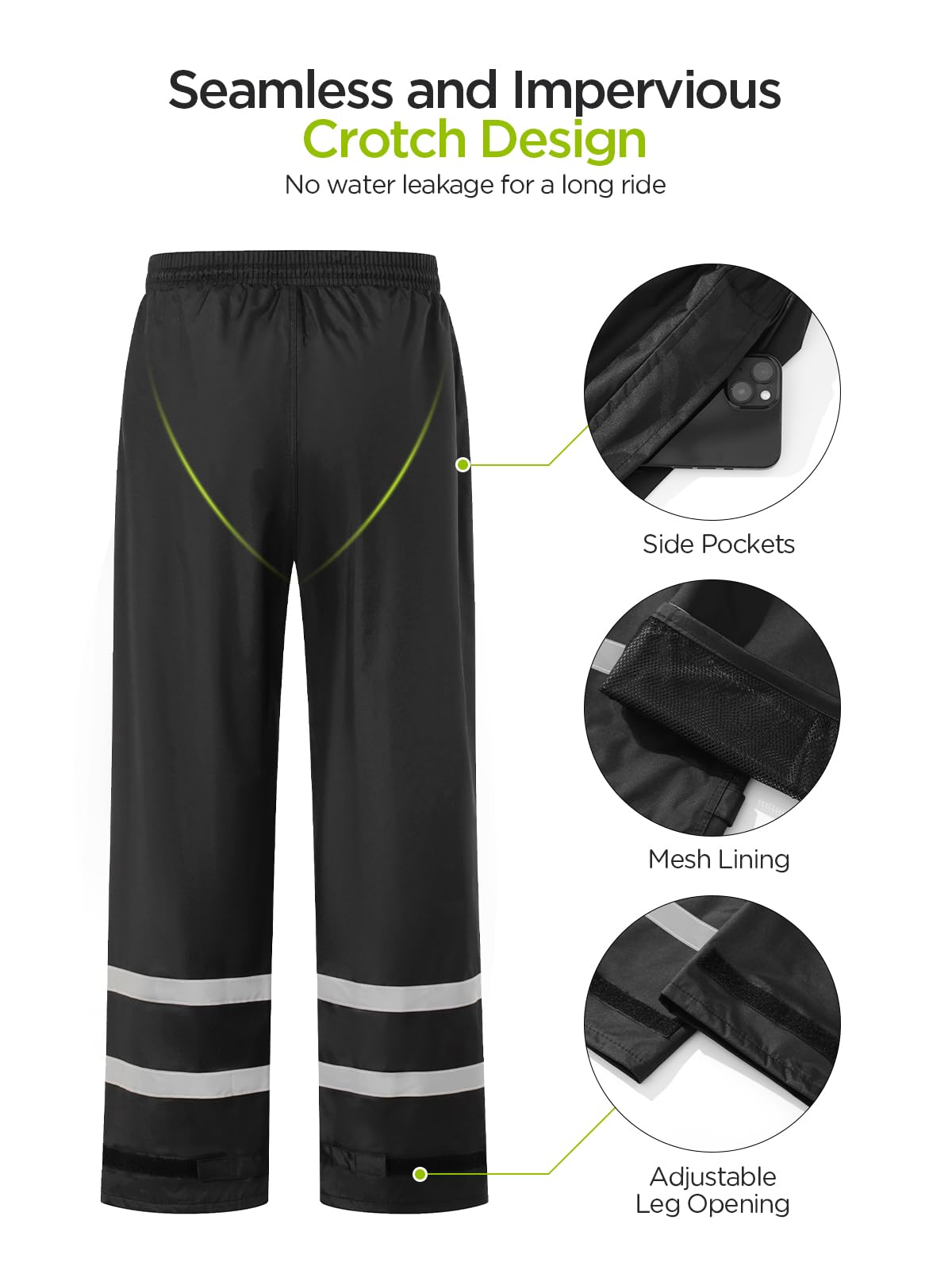 ProHydra pocket and velcro closure detail providing secure storage